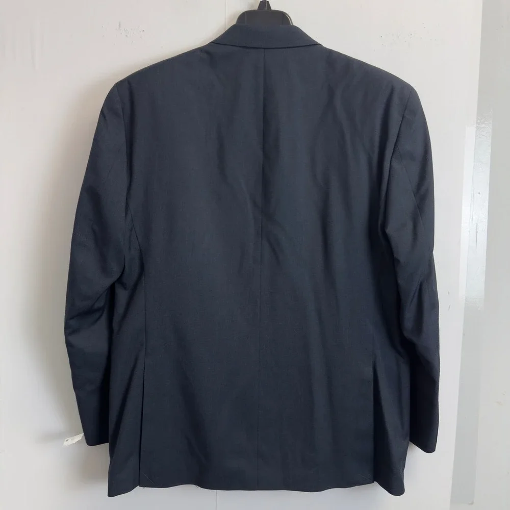 NEW IZOD Mens Suit Separate Blazer Navy Blue 2-Button Jacket 44R